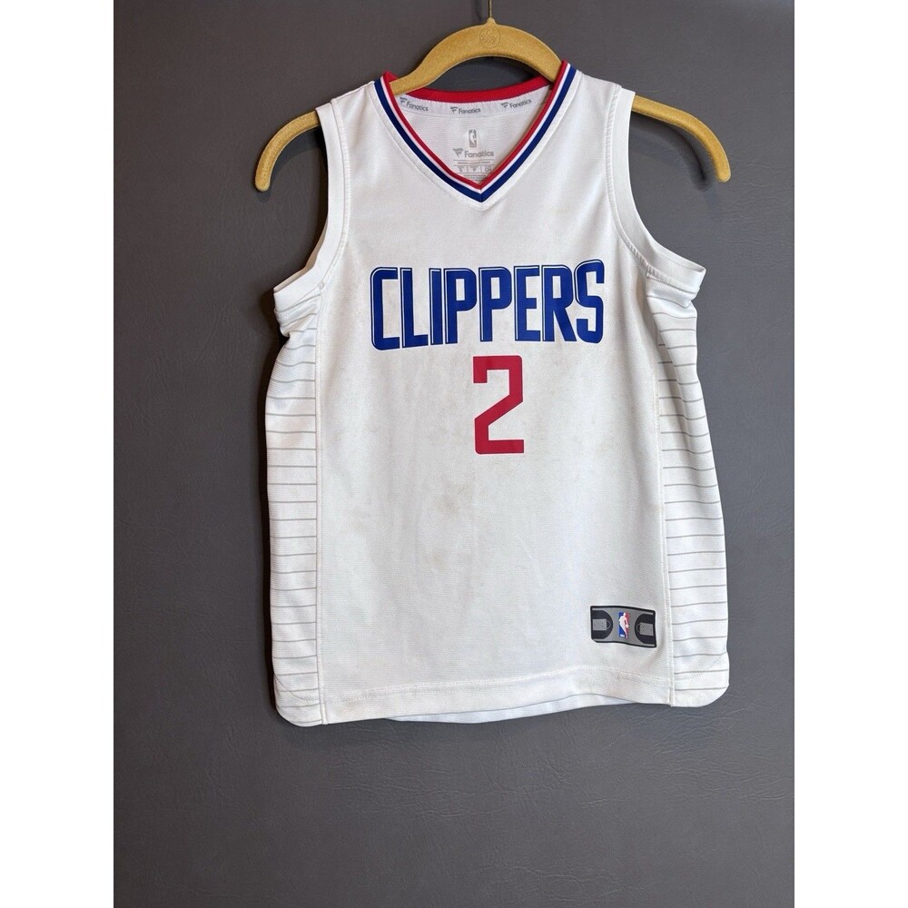 Kawhi Leonard LA Clippers #2 Fanatics NBA Youth Small White Basketball Jersey